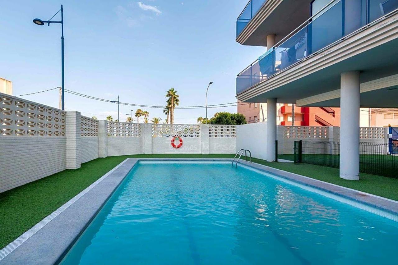Atico Aqua Peniscola, 1ª Linea De Playa, Parking Y Piscina Apartment Luaran gambar