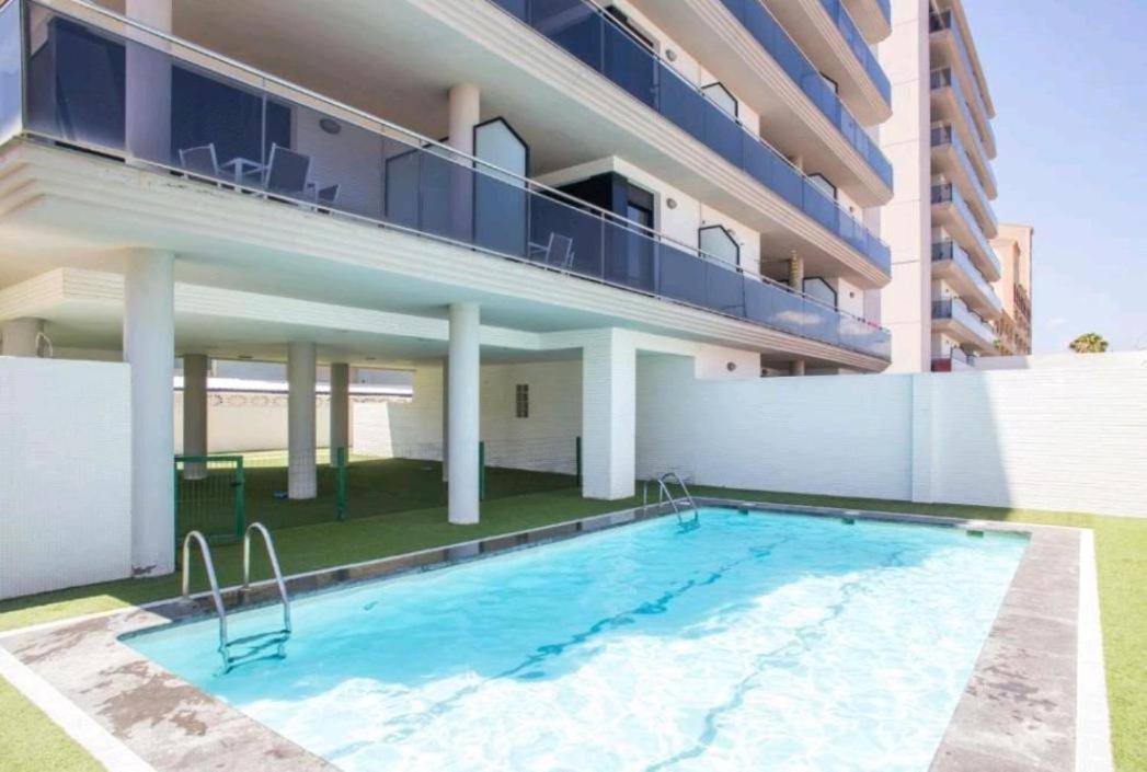 Atico Aqua Peniscola, 1ª Linea De Playa, Parking Y Piscina Apartment Luaran gambar