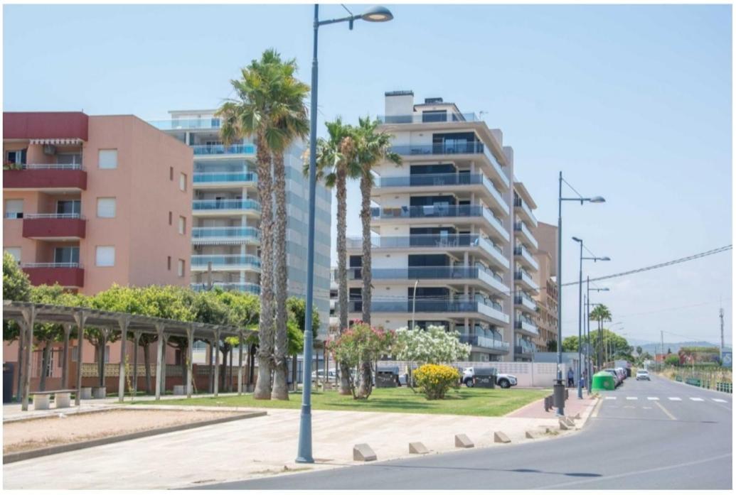 Atico Aqua Peniscola, 1ª Linea De Playa, Parking Y Piscina Apartment Luaran gambar